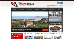 Desktop Screenshot of cancanemlak.com.tr